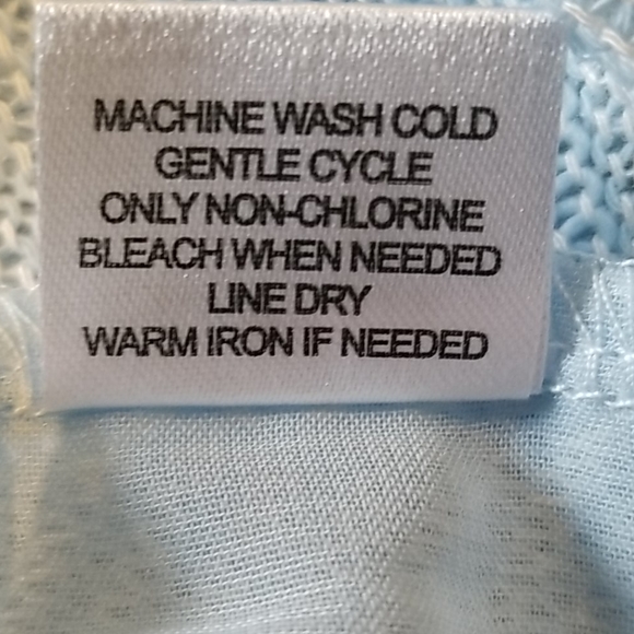 Long sleeve light blue top - Picture 6 of 6